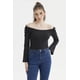 thumbnail image 1 of Polera Mujer Bardot Hombros Negro, 1 of 4