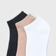 thumbnail image 2 of Calcetines Mujer Tripack Cortos Deportivos Beige Corona, 2 of 4