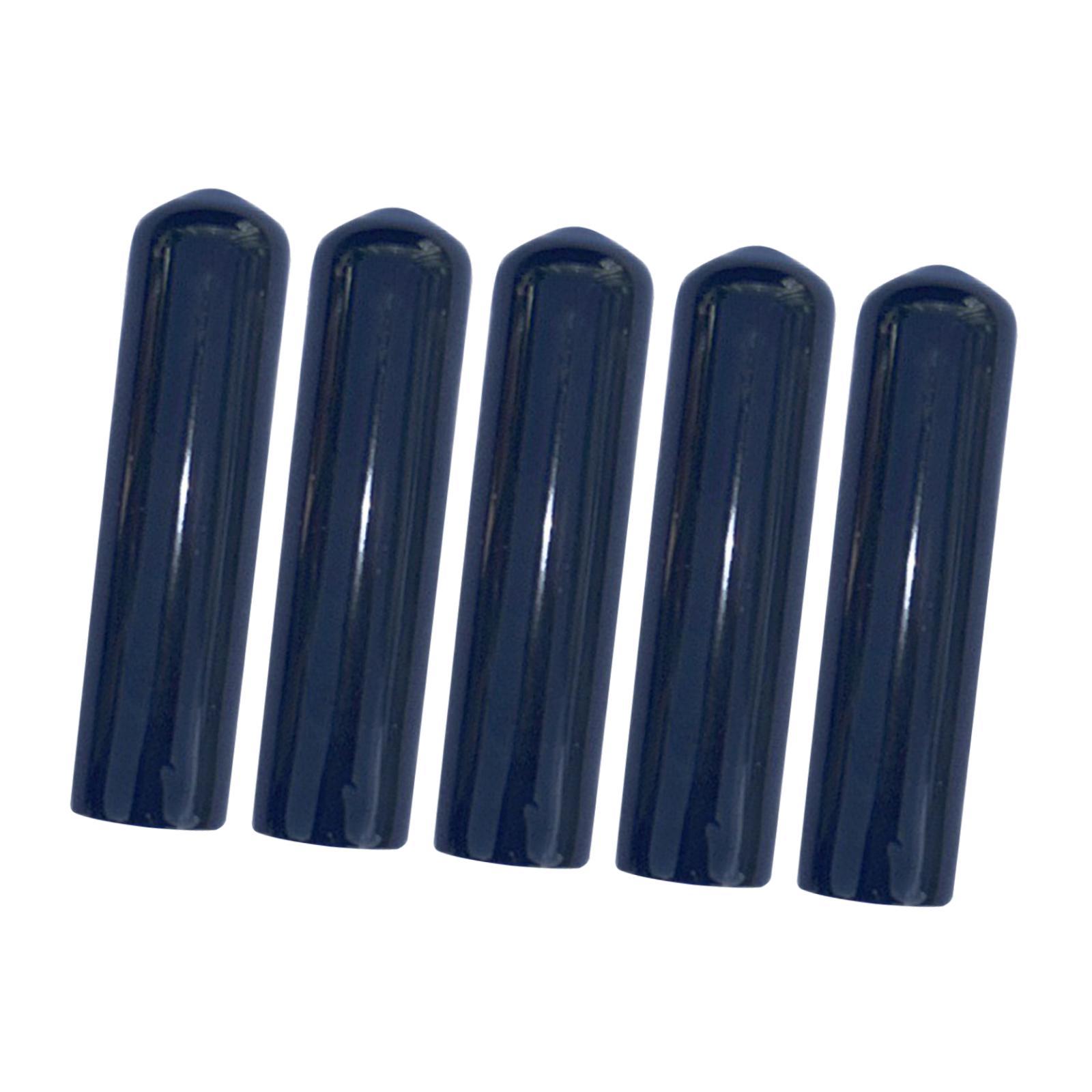 Ioensy - 5 Piezas Cubiertas De Punta Para Taco De Billar Accesorios De Billar Tapas De Punta De Billar Portátiles 10Mm