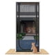 thumbnail image 1 of Cortina de puerta con cremallera antigatos, cortina divisoria para mascotas, mosquitera para balcón, mosquitera para evitar que escapen gatos y cachorros., 1 of 5