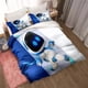 thumbnail image 1 of ASTRO BOT CuteBedding Set Duvet Set Bed Size Bed Set Adult boys Bedroom Duvet Cover Pillow Case Bed Sheets, 1 of 3