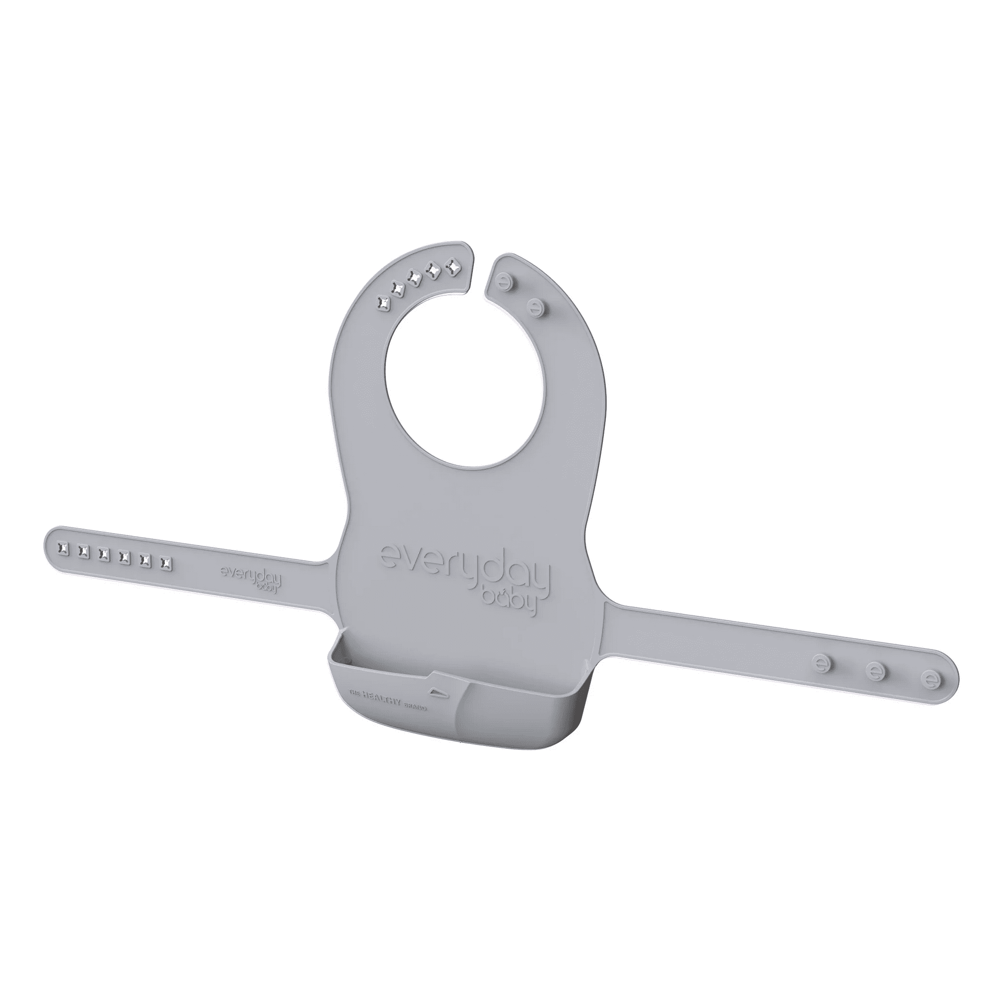 Everyday Baby - Babero De Silicona Gris