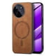 thumbnail image 2 of Magnetic Slim Case for Realme 11 4G with Camera Guard & Anti-Scratch Back Brown, 2 of 6
