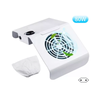 Bienok - Extractor De Polvo Para Uñas Manicure Extractor Profesional Color Blanco