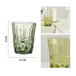 Xianzhu - Set 6 Vasos De Vidrio Verde - 280Ml