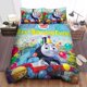 thumbnail image 1 of Thomas Train Balloons Quilt Duvet Cover Set Bedspread Bed Linen Soft3-Piece Bedding Set, 1 of 5