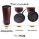 thumbnail image 3 of Taza de viaje autocalentable con control de temperatura Nextmug Go, 3 of 7
