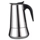 thumbnail image 2 of cafetera de acero inoxidable moka café exprés cafetera percolador 9 tazas, 2 of 5