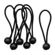 thumbnail image 3 of 6 Piezas Heavy Duty Bungee Ball Cord Tarp Tent Tie Down Tope Negro 6 Pulgadas, 3 of 5