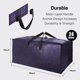 thumbnail image 2 of Bolsas de mudanza VELVETSURE Heavy Duty extra grandes con correas azules, 2 of 7