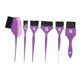 thumbnail image 3 of 6 Piezas Cepillo Para Teñir El Cabello Peine Herramientas Para Teñir El Cabello Peine Para Aplicar El Color Del Cabello Violeta, 3 of 5
