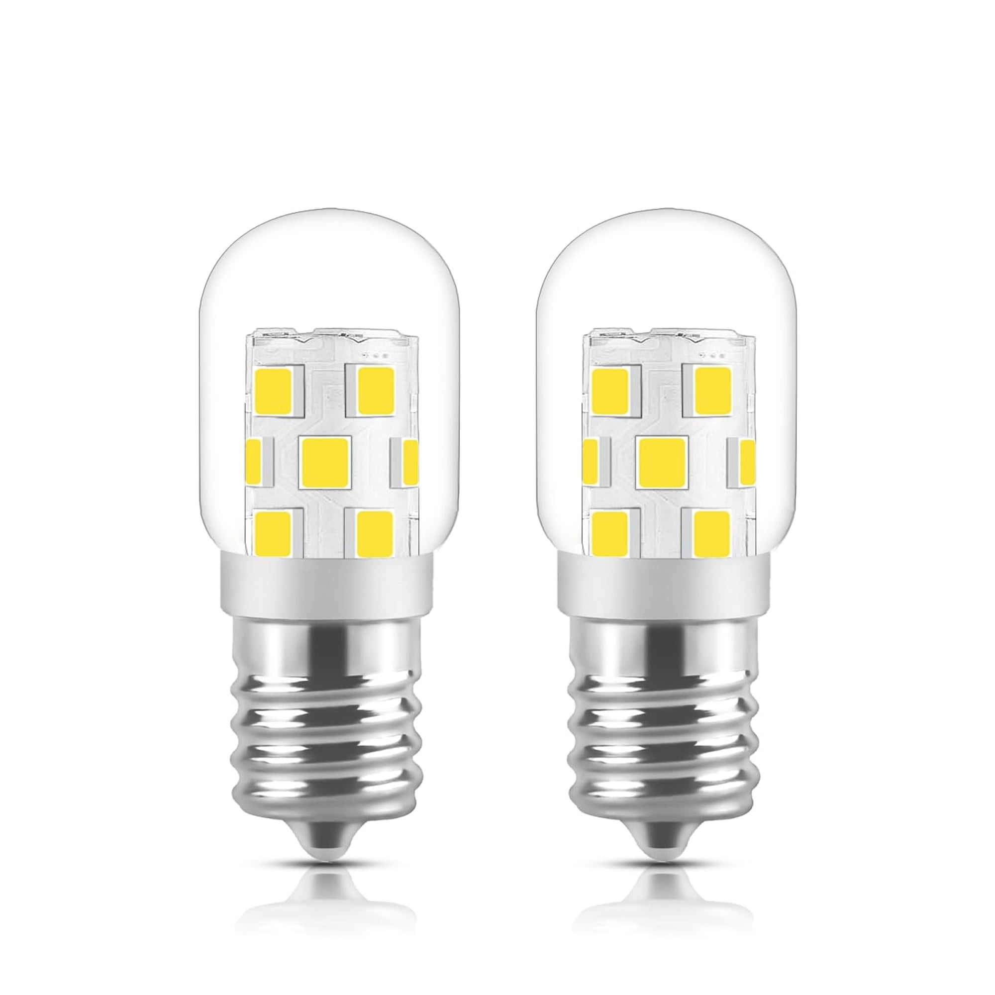 Bombillas Led Serbion Para Microondas, 3 W, 400 Lm, 2700 K, E17, Paquete De 2