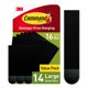 thumbnail image 1 of Tiras para colgar cuadros Command™, grandes, negras, 14 pares, 1 of 9