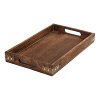 Bothyi - Bandeja De Madera Para Servir, Bandeja Para Comer Para El Desayuno En La Cama, Conveniente, Resistente, 40X28X4Cm