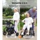 thumbnail image 2 of Silla de transporte Rollator VOCIC, ligera y plegable, 300 libras, 2 of 9