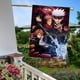 thumbnail image 5 of Manga Kaisen-bandera de jardín temática. Regalo perfecto para fans, amigos y familiares, ideal para actividades al aire libre y decoración de fiestas.28CM*45CM, 5 of 5