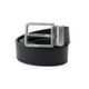 thumbnail image 1 of Cinturón Hombre Clásico Negro Hebilla Plateada Corona, 1 of 5