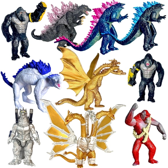 Figuras de acción TWCare Godzilla x Kong Set 10 Empire