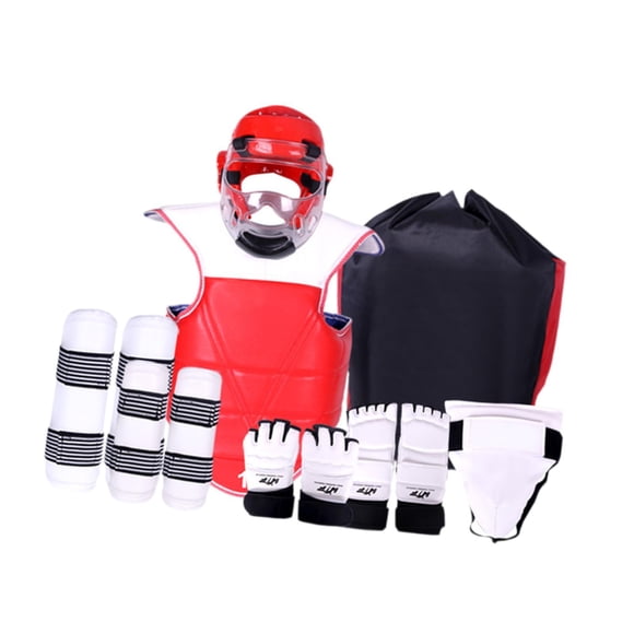 8x Taekwondo Spliting Gear Boxing Body Body Protector Para Sanda Kickboxing Karate M
