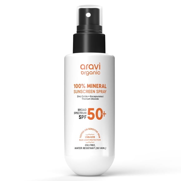 Protector solar en spray Aravi Organic SPF 50 mineral 98 ml