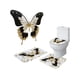 thumbnail image 4 of Set de baño 5 piezas Cortina mas Alfombras mas forro de ducha, 4 of 7