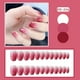 thumbnail image 1 of Glittery Pink Square Press On Nails - Full Cover Artificial Finger Manicure for Women and Girls, 1 of 2