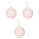 thumbnail image 1 of 3x Adornos De Bolas Navideñas Colgantes Colgantes Para Restaurante Cumpleaños Aniversario Rosa, 1 of 3