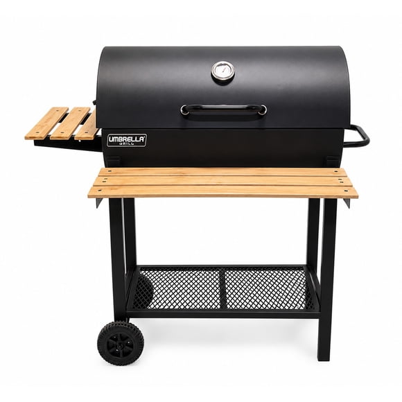 Parrilla A Carbón Asados Con Tapa Ahumador Umbrella KY1813-24F