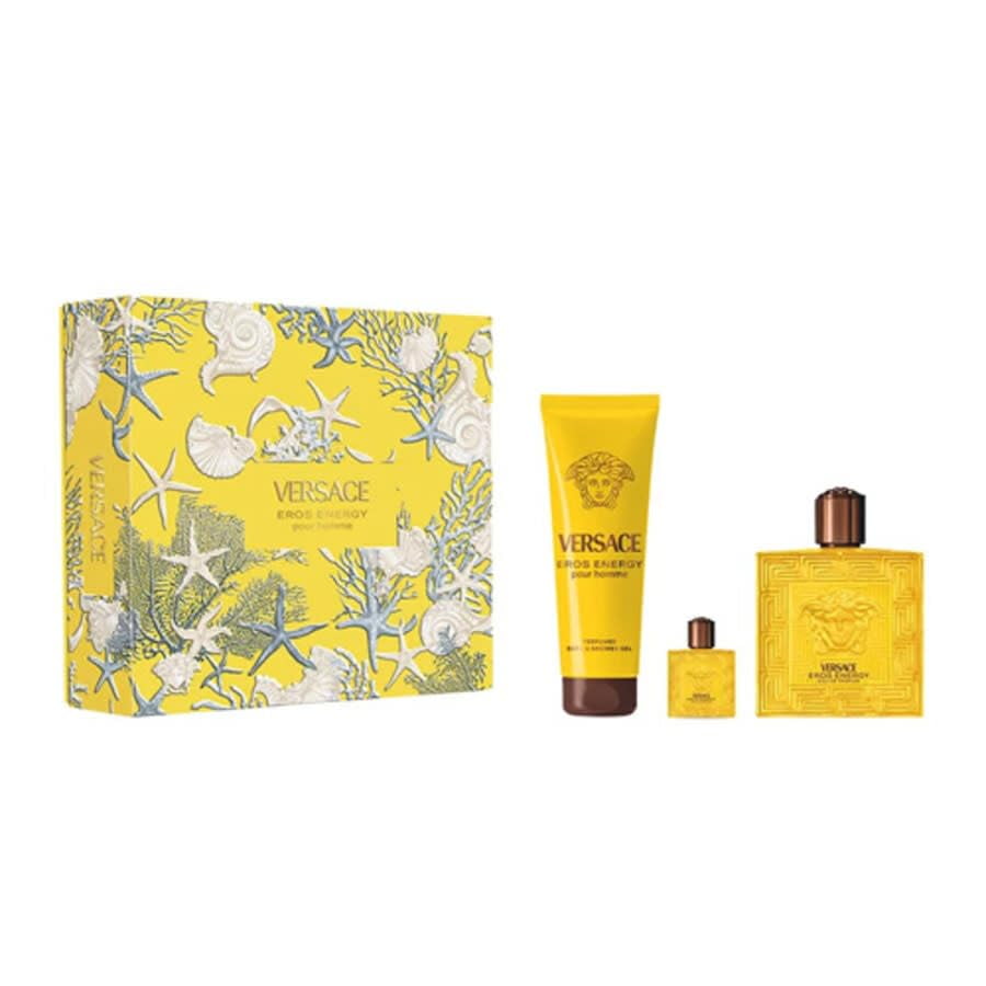 Set De Regalo Versace Eros Energy Para Hombre, 3 Piezas, 100 Ml