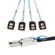 thumbnail image 2 of Cable Adaptador Mini-SAS 26P SFF-8088 A 4x SATA 7Pin 6Gb/s 30AGW Y Pestillo 0,5M, 2 of 5