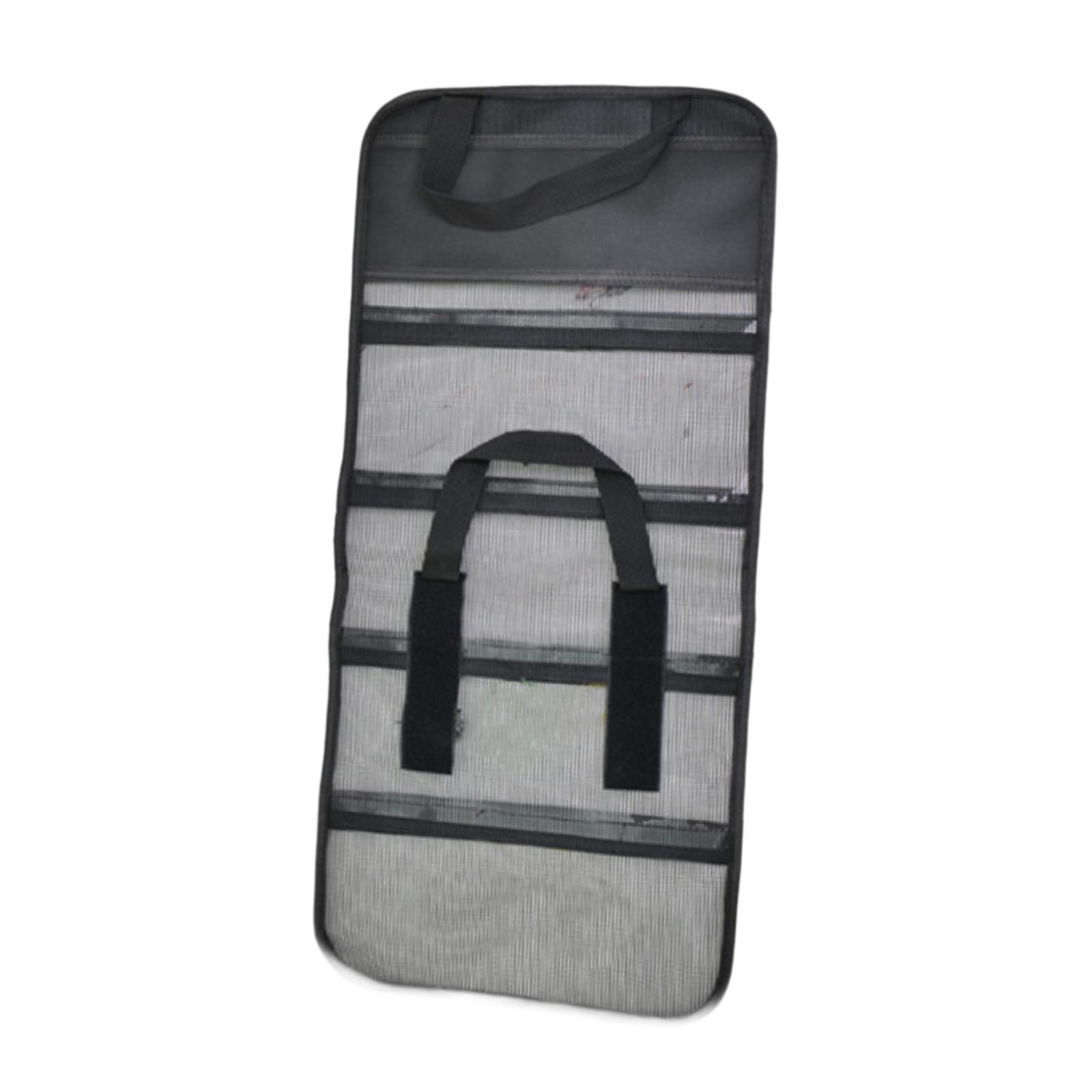 Magideal - Bolsa Para Anzuelos De Pesca, Bolsa Para Accesorios De Pesca Con Asa, Bolsa Portátil Y Plegable Para Señuelos De Pesca, Bolsa Para Almacenar Señuelos