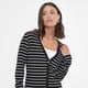 thumbnail image 3 of Sweater Mujer Cárdigan Líneas Blancas Corona, 3 of 5