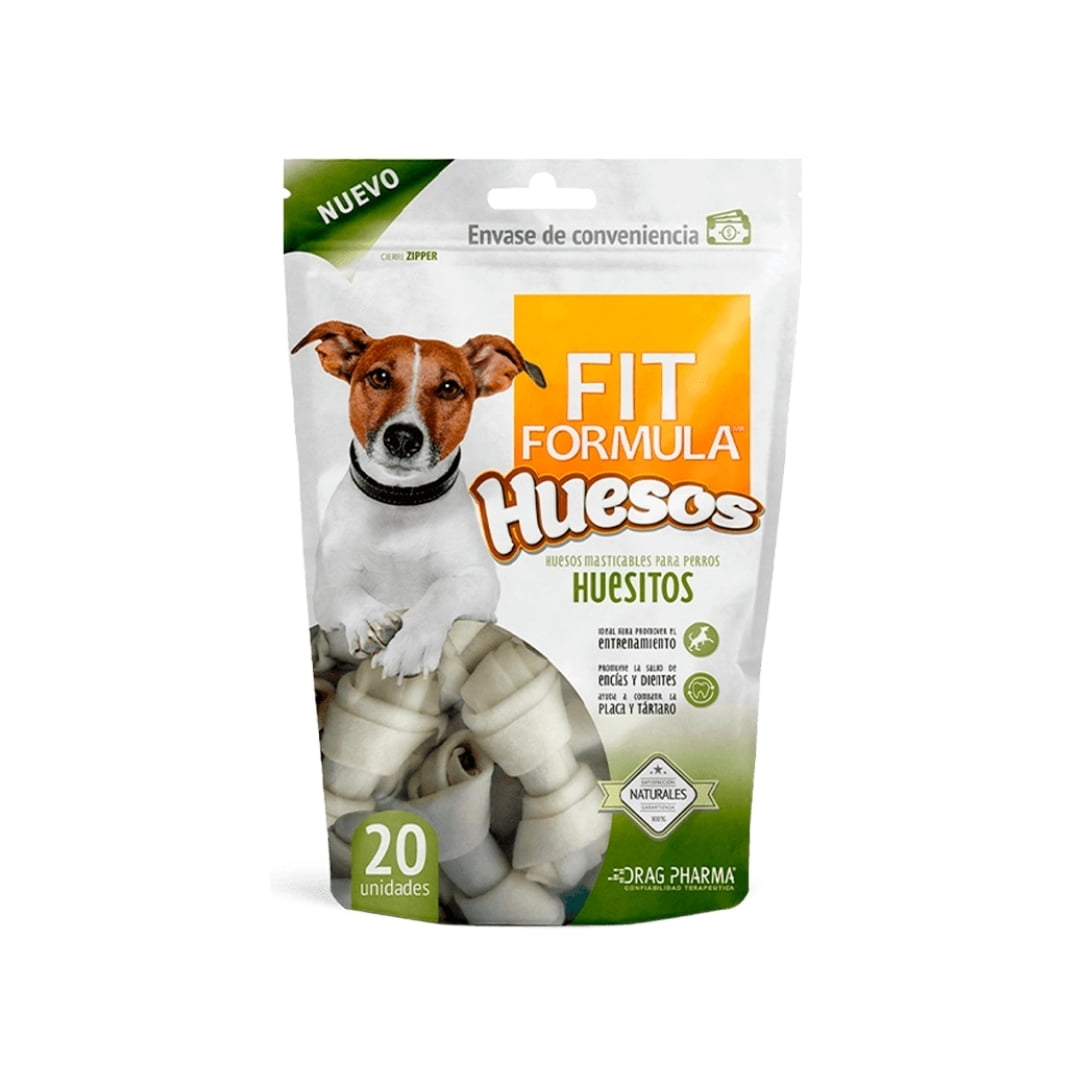 Fit Formula Snack Perros Huesos Huesitos 20 Un.