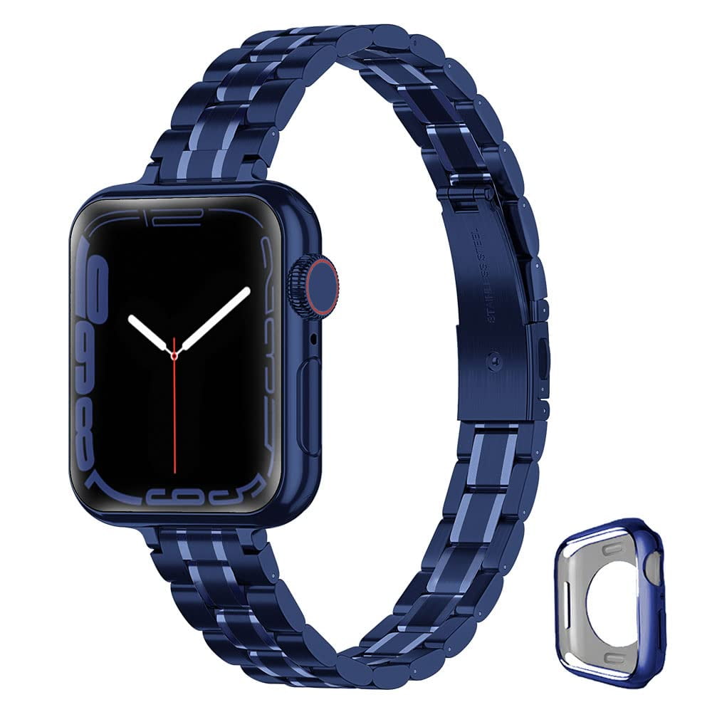 Correa De Reloj Csjcubic De Acero Inoxidable De 38-46 Mm Para Mujer