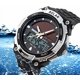thumbnail image 3 of Reloj MASTOP Solar Energy 2 Time Zone, 50 m, resistente al agua, plateado, 3 of 6