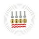 thumbnail image 3 of Kit De Manguera De Freno De Disco Hidráulico Para Bicicleta MTB, Herramientas De Reparación De Ciclismo, Universal, Blanco, 3 of 4