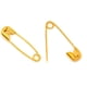 thumbnail image 3 of ® 1000 imperdibles de 21 mm, color dorado y plateado, para coser ropa y oficina (dorado), 3 of 5