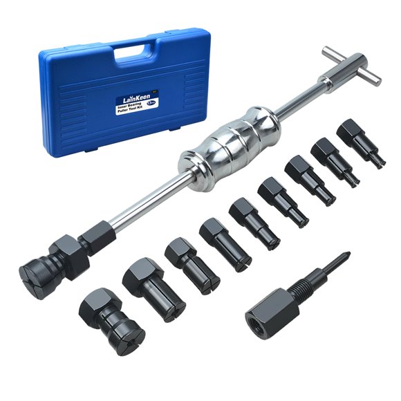 Juego de extractor de rodamientos LainKeen 8‑32 mm 13 piezas con martillo deslizante