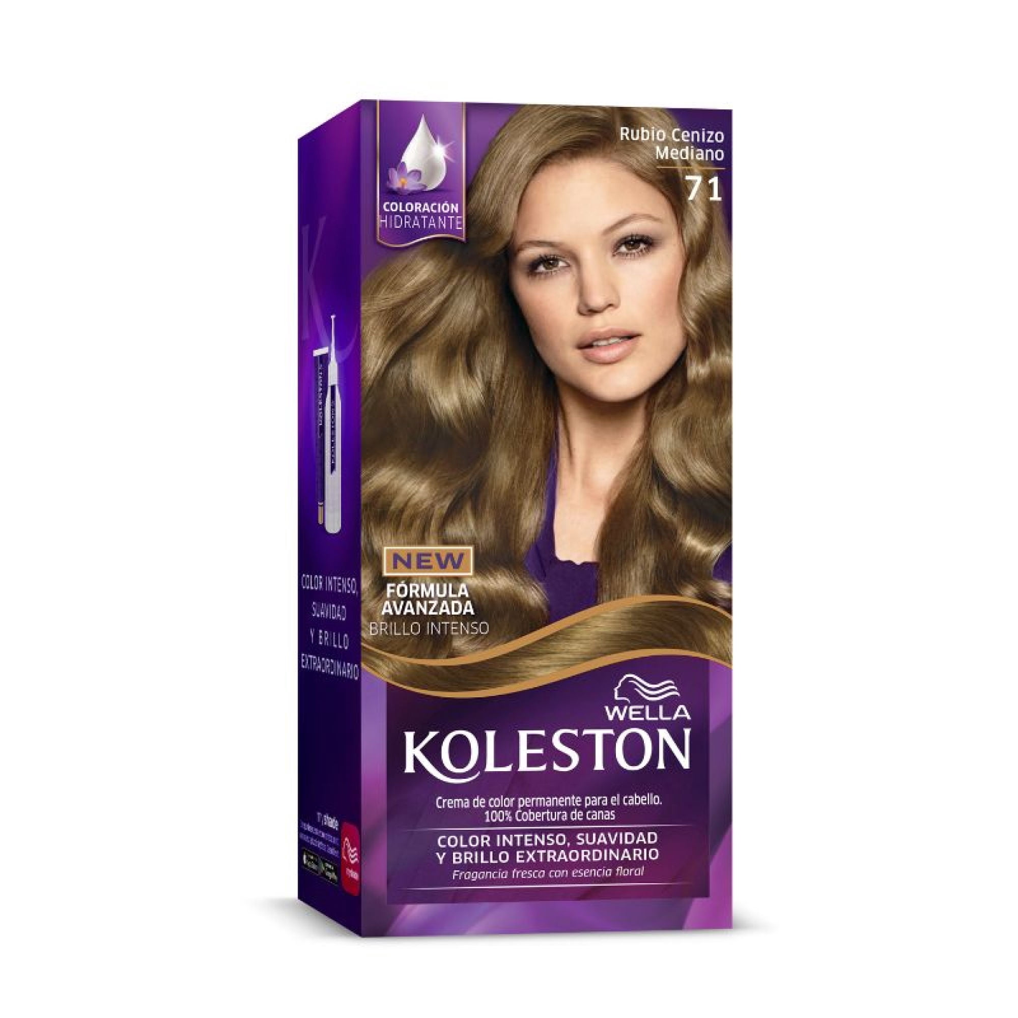 Pack Coloración Koleston Cabello Rubio Ceniza Mediano 71+activa