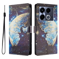 Foxdock Funda Tipo Cartera Para Infinix Note 40 5G Con Soporte Y Correa – Diseño De Patrones Lindos