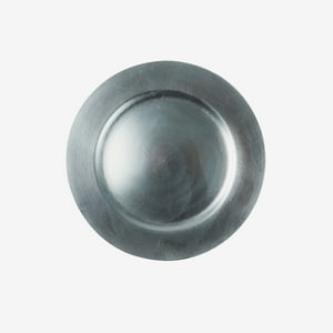 Decoexpress - Plato Base Plateado Set 4 Pzs