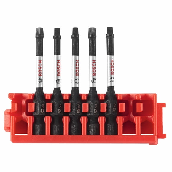 Power Bits Bosch ITDSQ2205C Impact Square #2, 5 unidades con clip