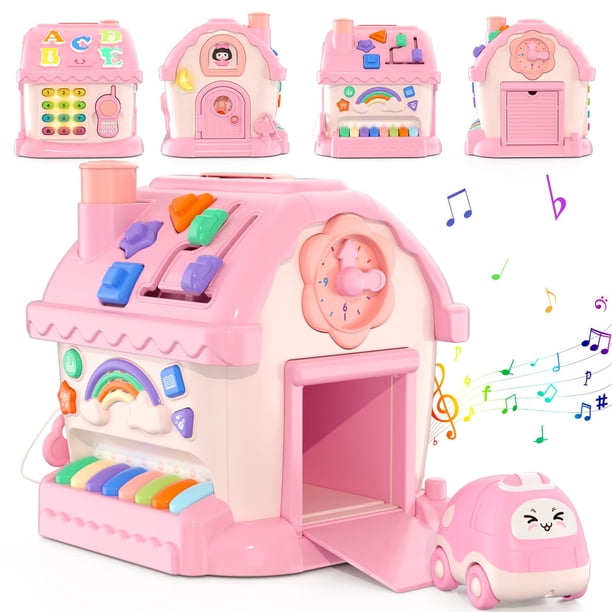Juguetes para Niñas de 1 Año, Casa Musical Educativa con Historia, Letras y Juegos, Regalos para Primer Cumpleaños para Niñas de 6-12 y 12-18 Meses