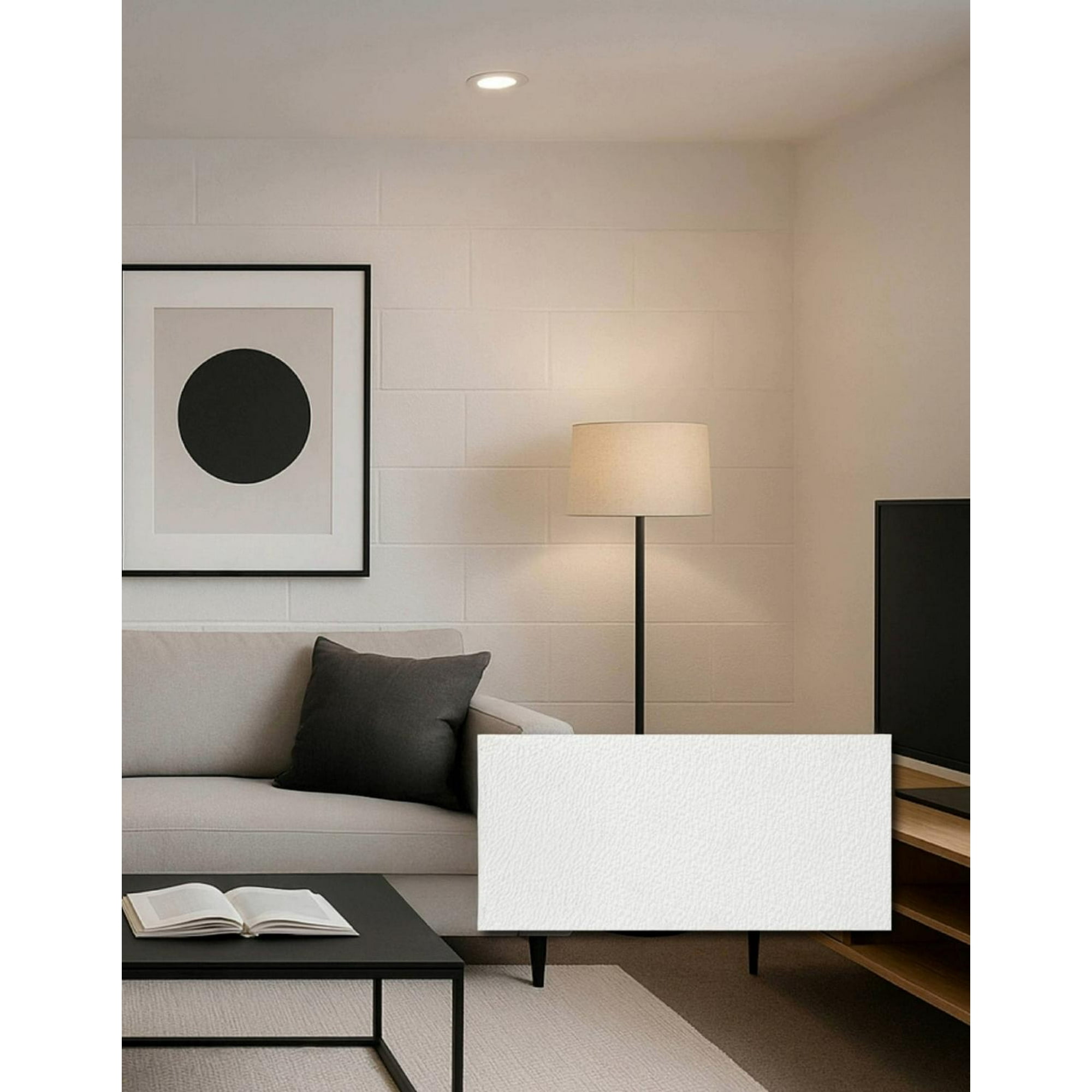 Panel Antihumedad Seccoplac Modelo Onice Blanco