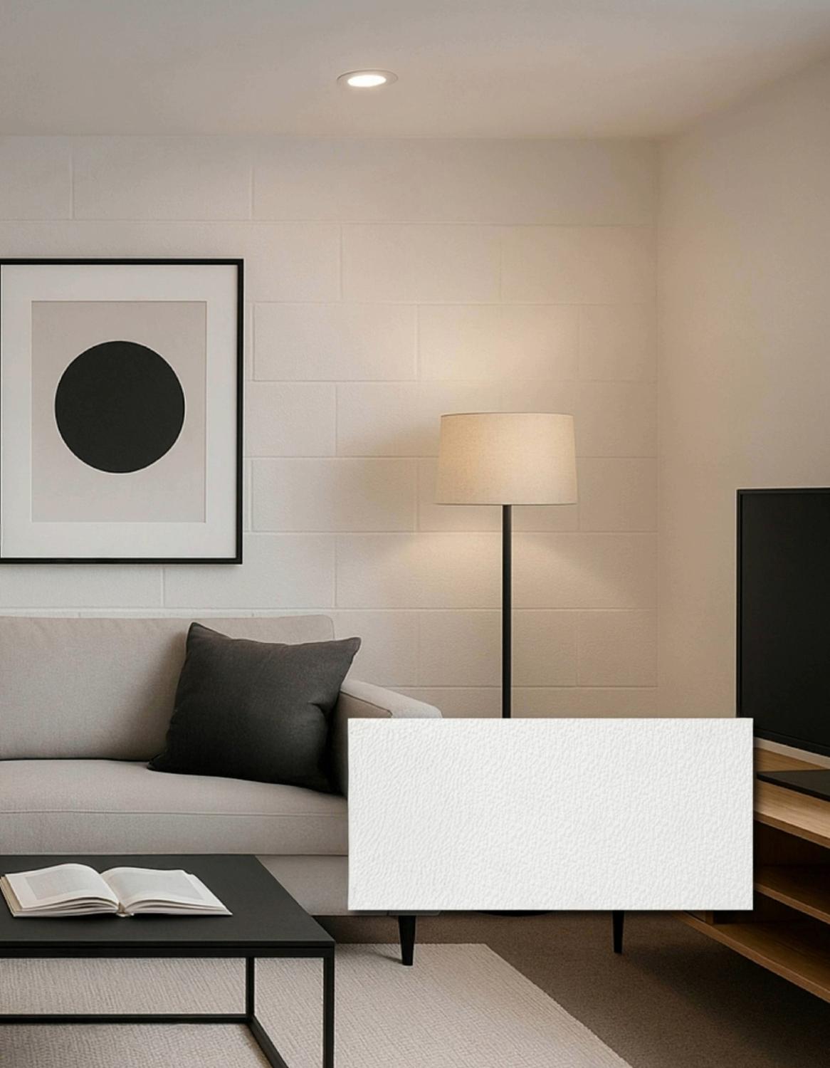 Panel Antihumedad Seccoplac Modelo Onice Blanco