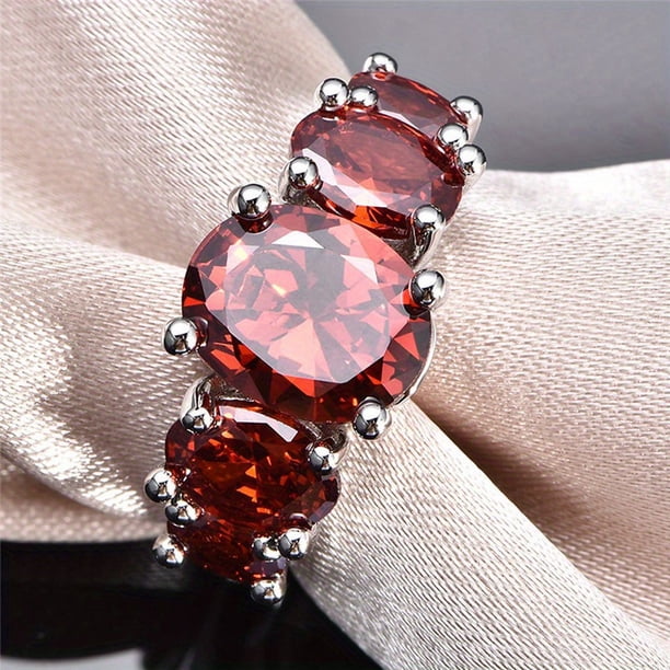 Fashion Eternity Rings Luxury Jewelry Wedding Engagement For Women Girls Gift