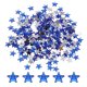 thumbnail image 1 of Uxcell 200Pcs Acrílico Estrella Rhinestone 0.24x0.24" Gemas de Plástico con Respaldo Plano Pegatinas de Joyería para Manualidades Azul Zafiro, 1 of 6