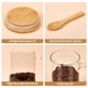 thumbnail image 4 of Frascos para almacenamiento de alimentos Spreccio de vidrio hermético con tapa de bambú, 22 oz, 4 of 9