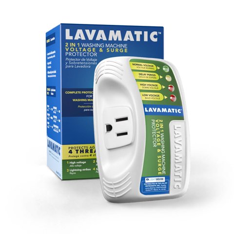 Protector De Voltaje Y Sobretensión Lavamatic Ws-10521 Para Lavadoras