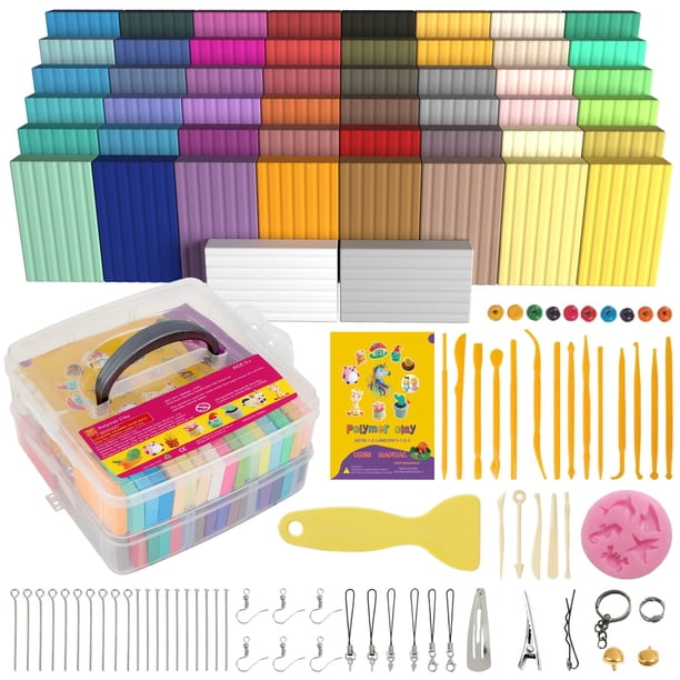 Arcilla Polimérica No Tóxica Con 50 Colores Masa | Cuotas sin interés Arcilla Polimérica No Tóxica Con 50 Colores Masa | Cuotas sin interés